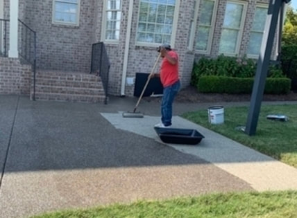 concrete sealing of a driveway in nashville